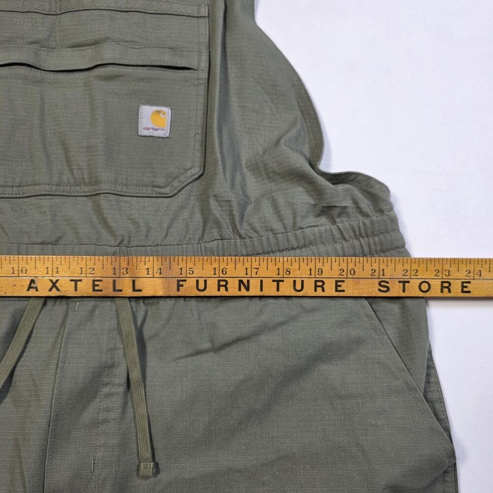 Carhartt Olive Green Women's Cotton Overalls - Picture 7 of 10